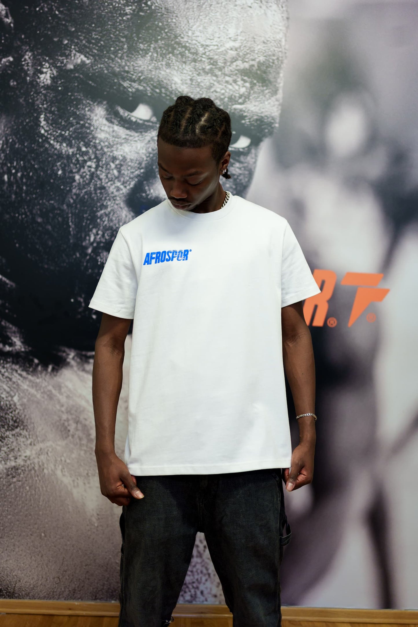 AFROSPOR Cotton T-Shirt